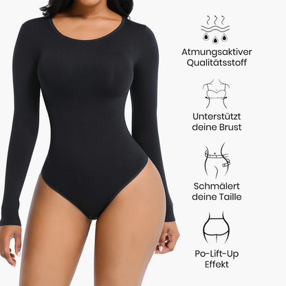 Longsleeve Bodysuit Sculpting Shapewear - Secret Sale creamyfabrics
